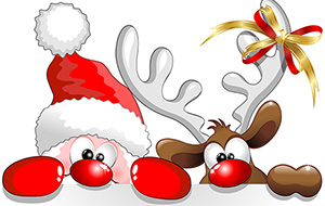 Nikolaus und Rentier